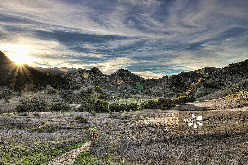 冬日草甸图片素材