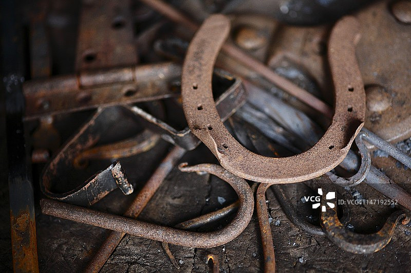 铁匠金属工艺图片素材