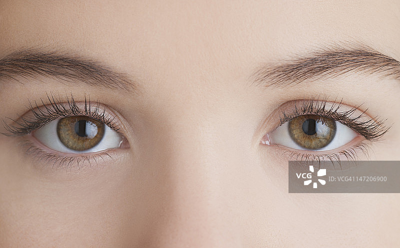 特写：女人的眼睛图片素材