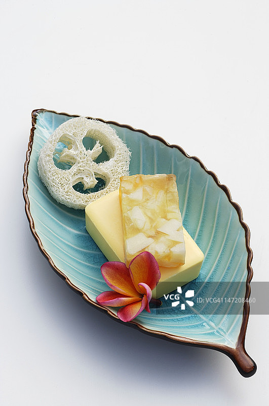 丝瓜和手工皂图片素材