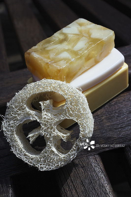 丝瓜和手工皂图片素材