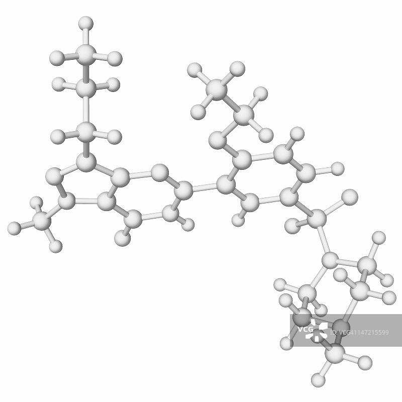伟哥药物分子图片素材