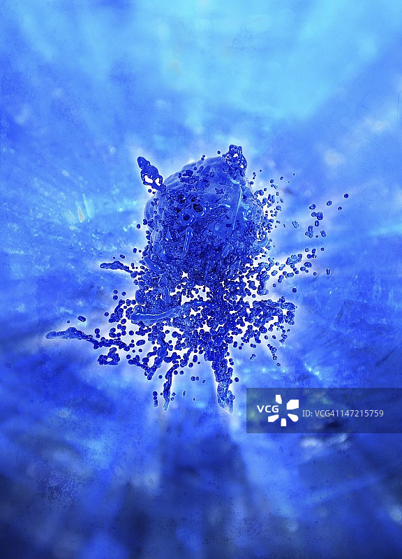 病毒感染概念艺术作品图片素材