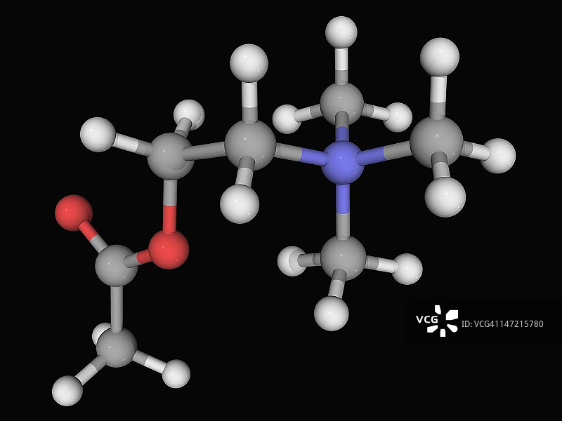 乙酰胆碱分子图片素材