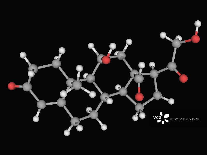 醛固酮激素分子图片素材