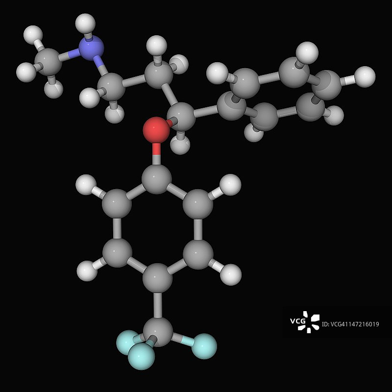 氟西汀药物分子图片素材