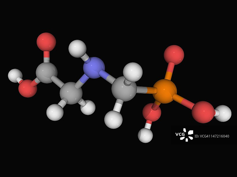 草甘膦除草剂分子图片素材