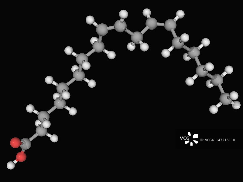 亚油酸分子图片素材