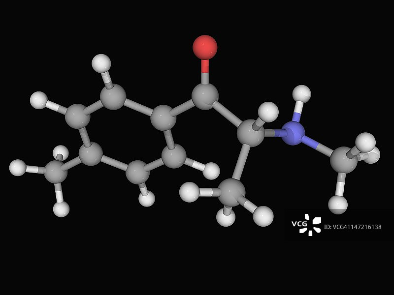 甲氧麻黄酮药物分子图片素材