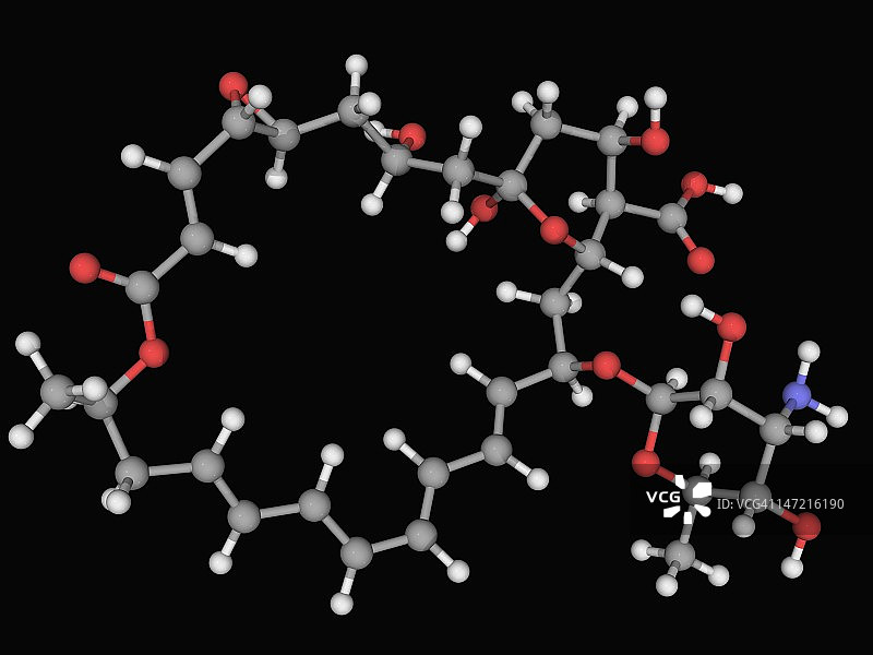 纳他霉素分子图片素材