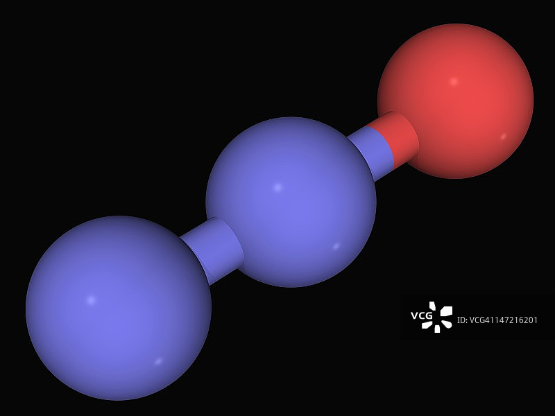一氧化二氮分子图片素材