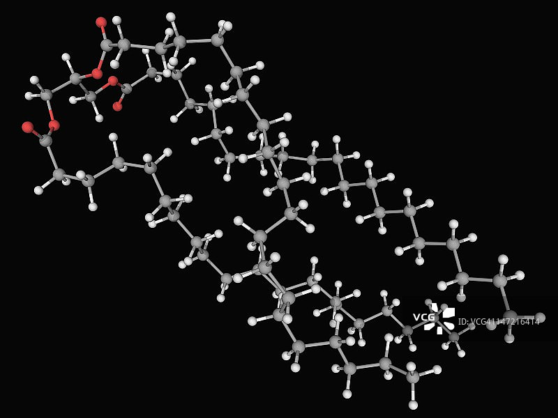 甘油三酯分子图片素材