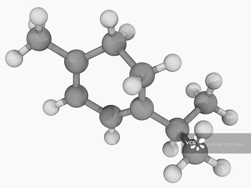 α-萜品烯分子图片素材