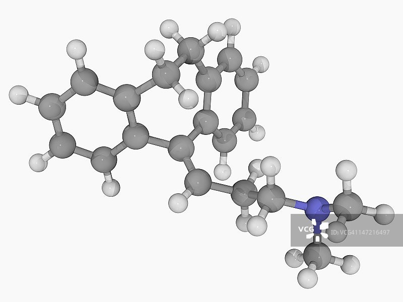 阿米替林药物分子图片素材