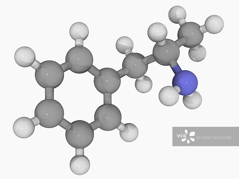 苯丙胺药物分子图片素材