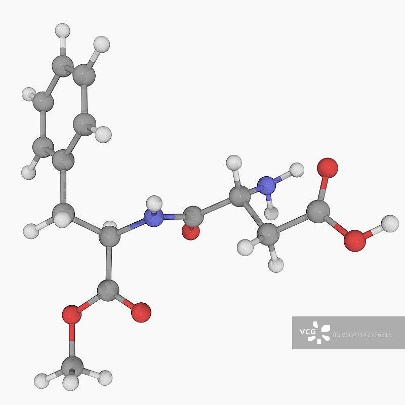 阿斯巴甜分子图片素材