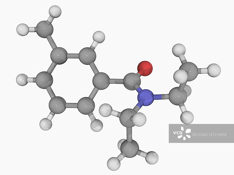 避蚊胺分子图片素材