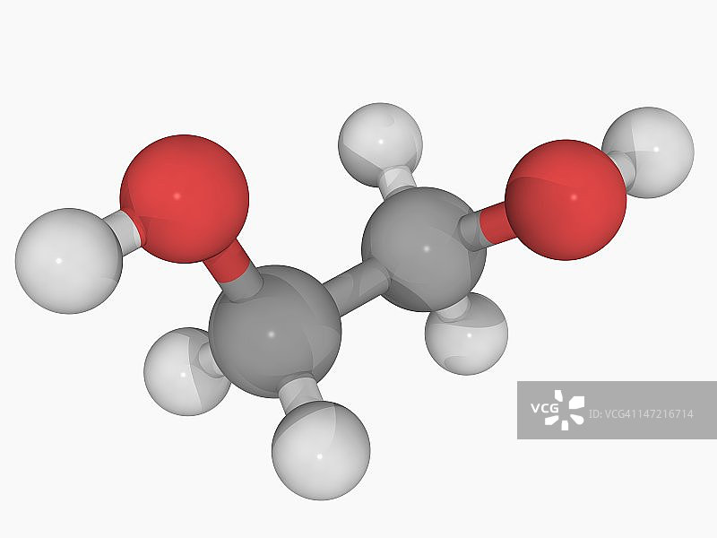 乙二醇分子图片素材