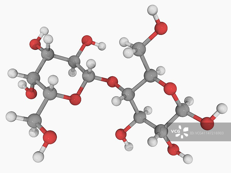 乳糖分子图片素材