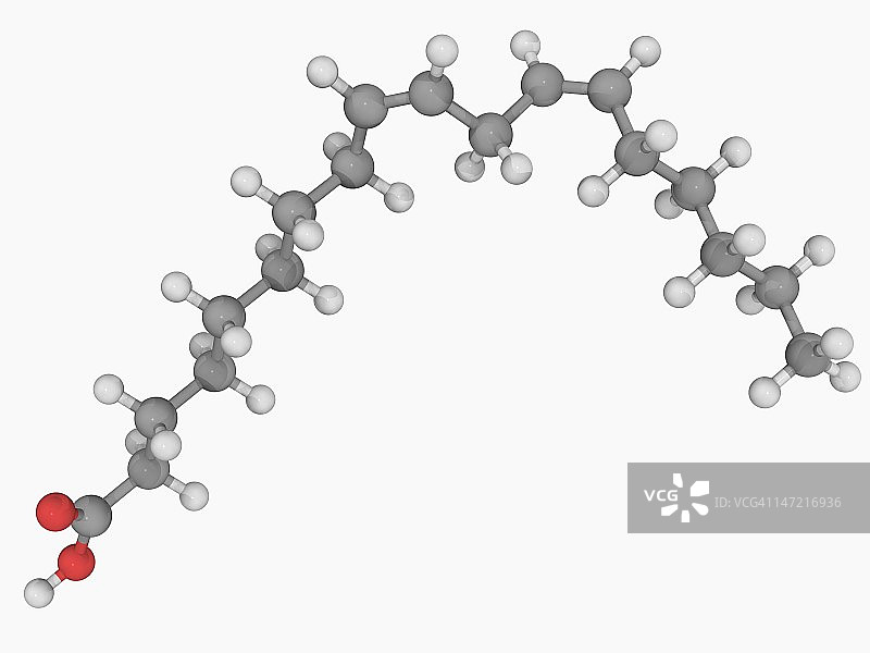 亚油酸分子图片素材
