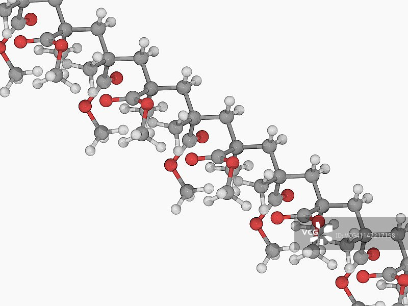 聚甲基丙烯酸甲酯分子图片素材