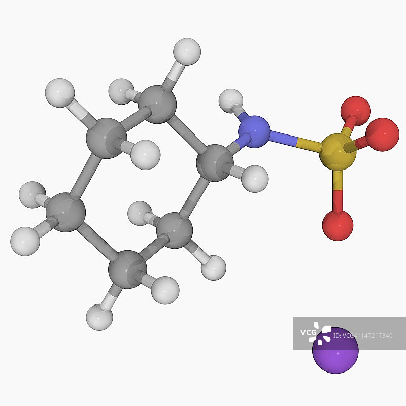 甜蜜素分子图片素材
