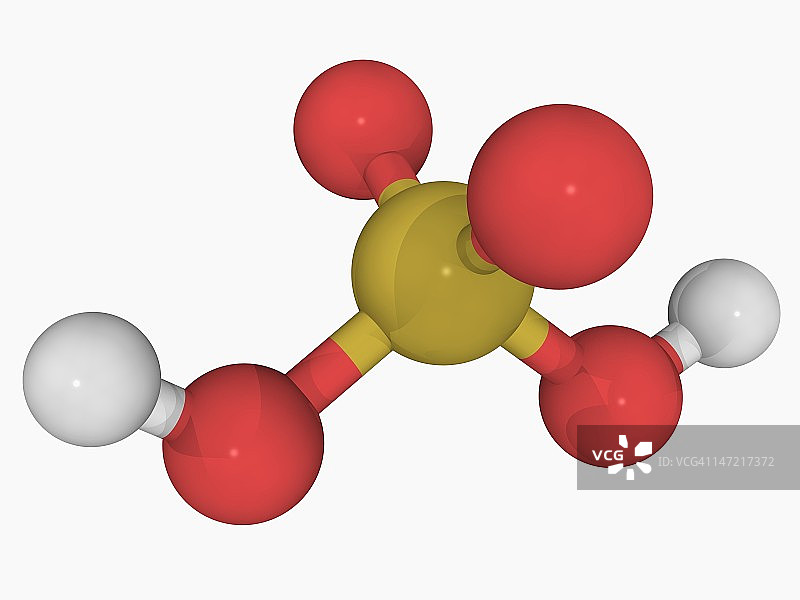 硫酸分子图片素材