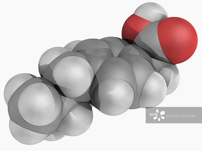 布洛芬药物分子图片素材