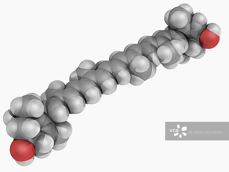叶黄素分子图片素材