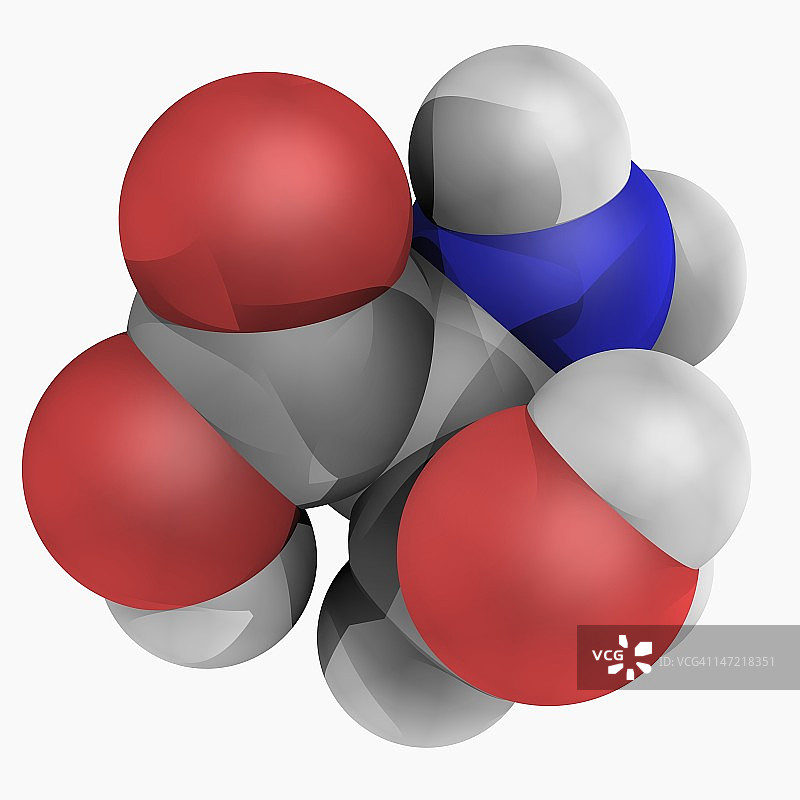丝氨酸分子图片素材