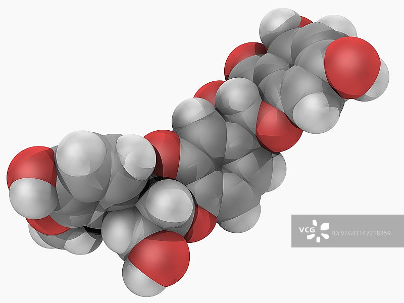 水飞蓟宾分子图片素材