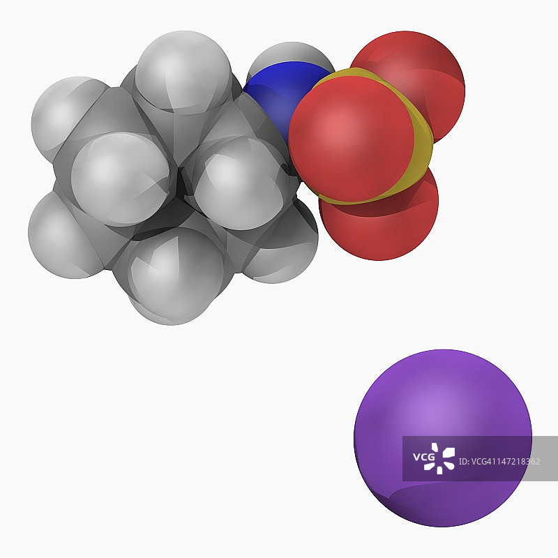甜蜜素分子图片素材