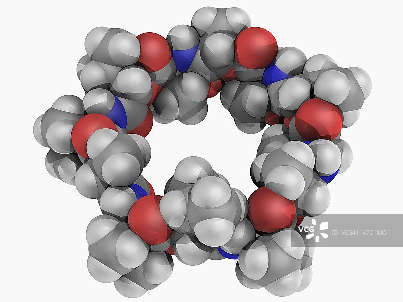 缬氨霉素分子图片素材