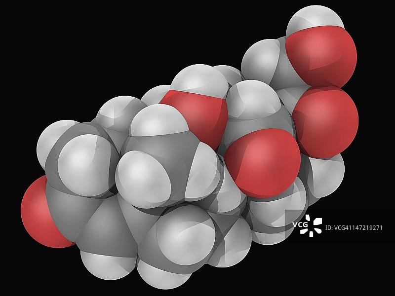 醛固酮激素分子图片素材