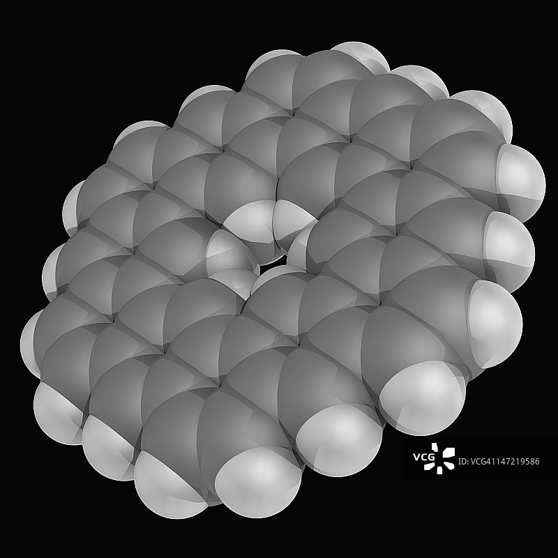 凯库勒烯分子图片素材