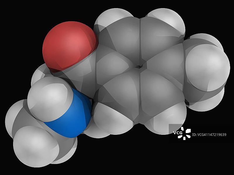 甲氧麻黄酮药物分子图片素材
