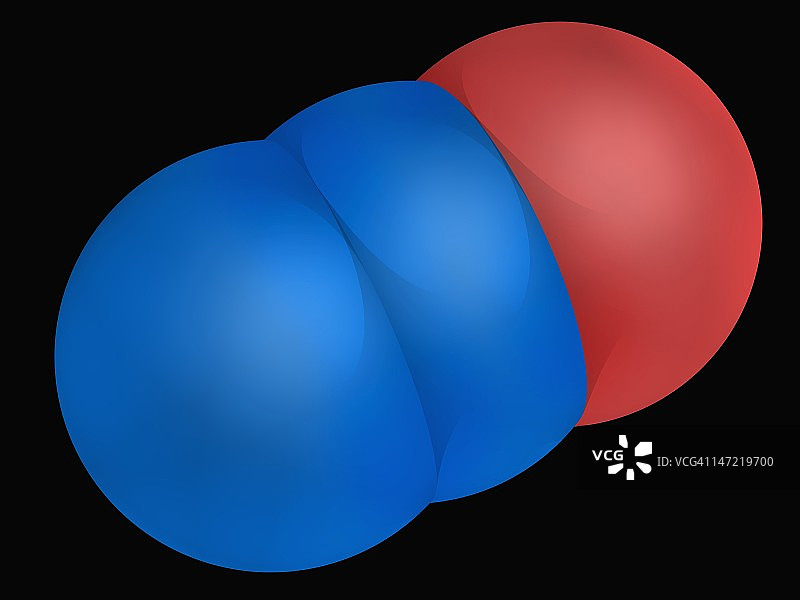 一氧化二氮分子图片素材