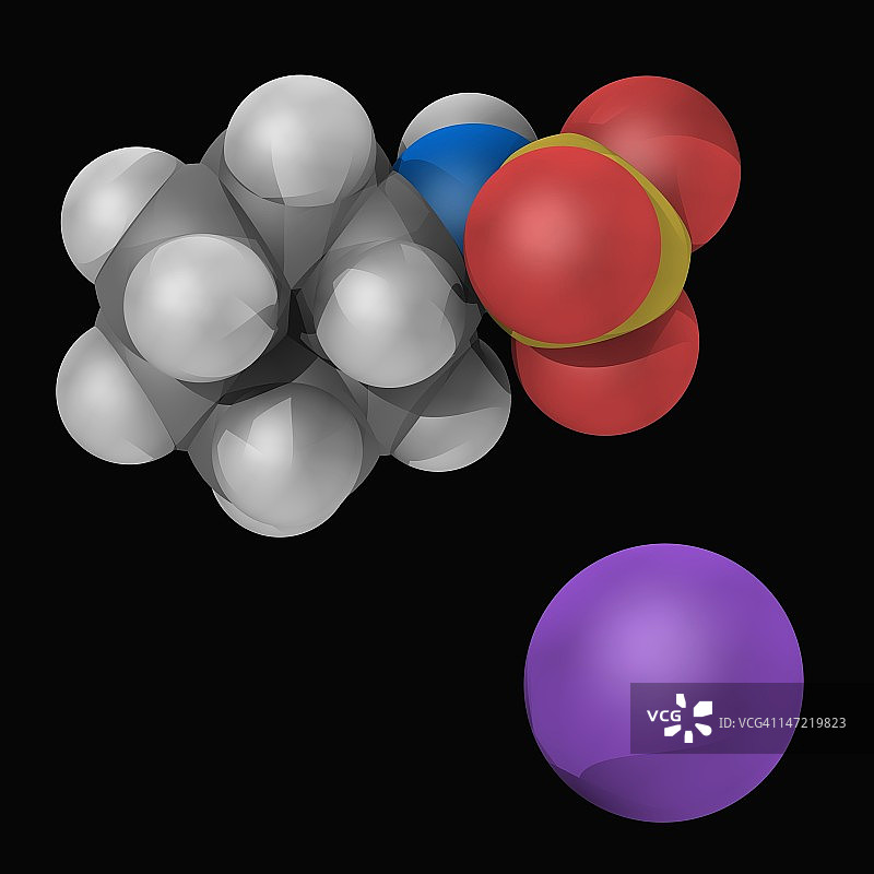 甜蜜素分子图片素材