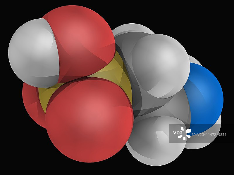 牛磺酸分子图片素材