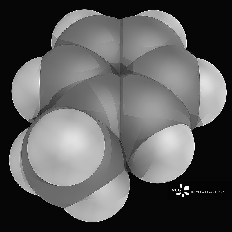 甲苯分子图片素材