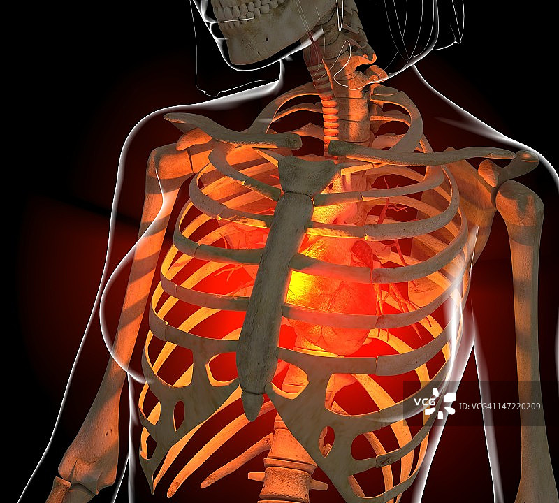 心绞痛概念艺术作品图片素材