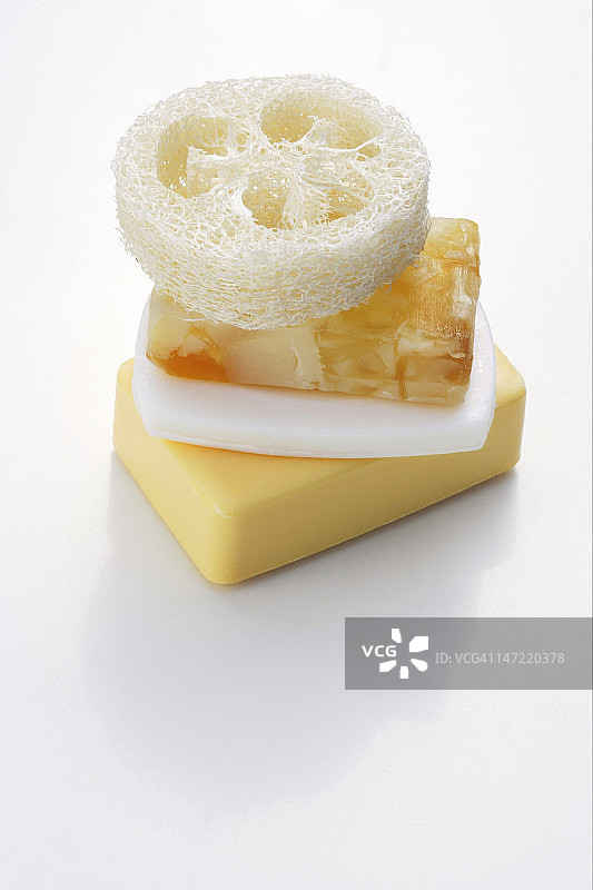 丝瓜和手工皂图片素材