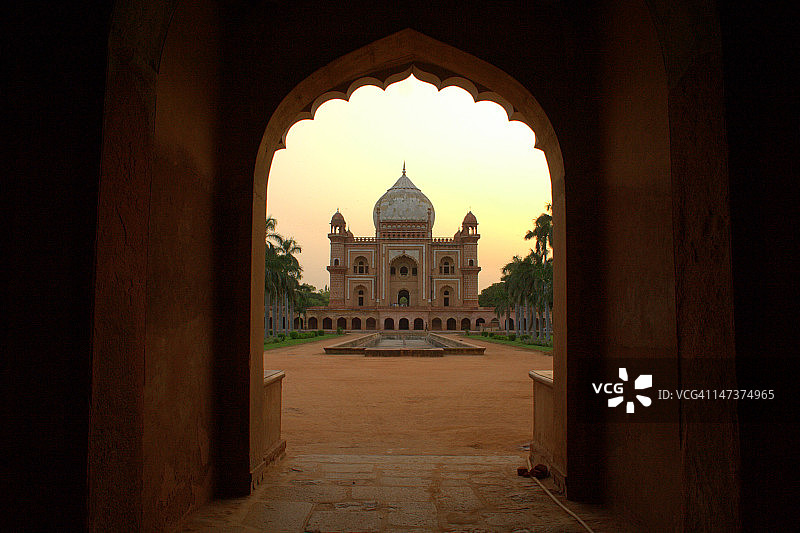 萨夫达尔 junction 陵墓入口图片素材