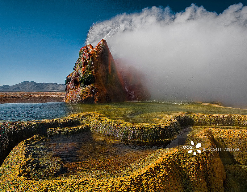 内华达州飞喷泉图片素材
