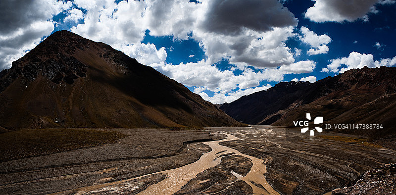 阿空加瓜山徒步小径图片素材