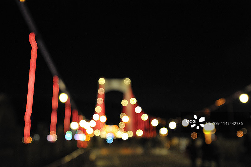 气泡桥图片素材