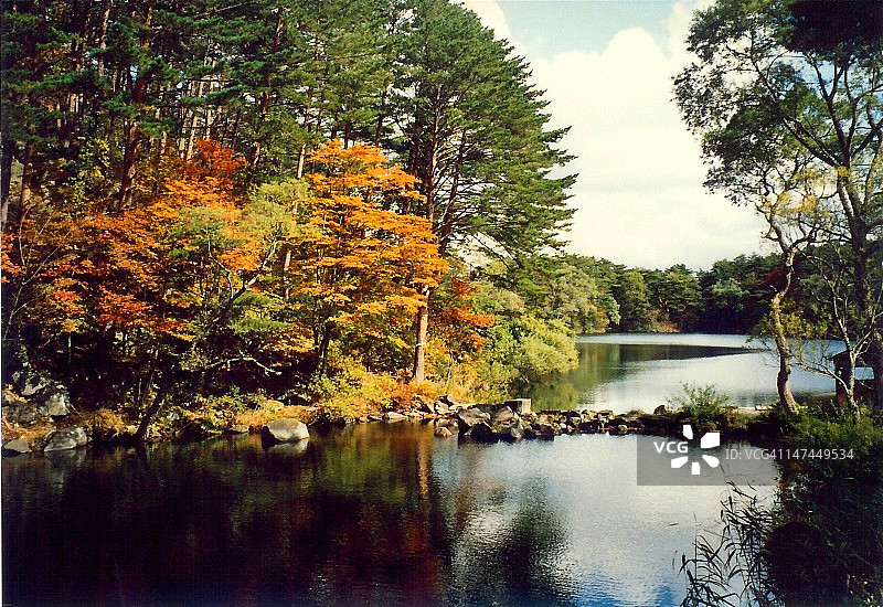 五色沼泽（五色湖）图片素材