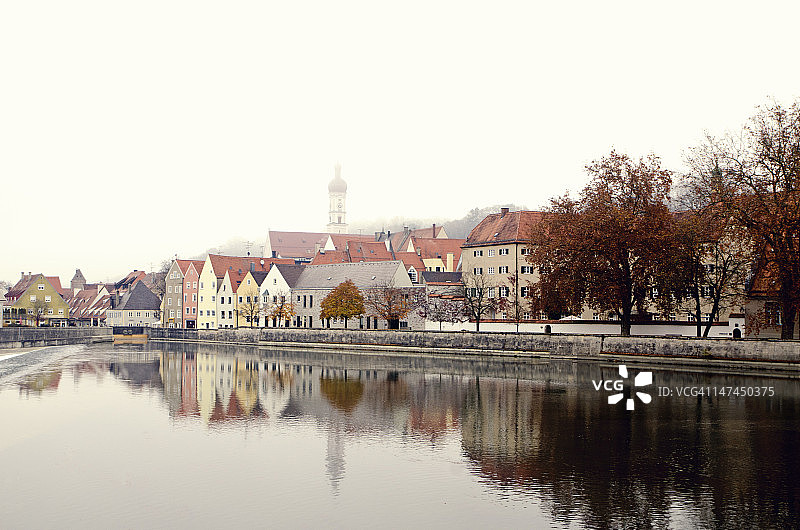 莱希河畔兰茨贝格图片素材