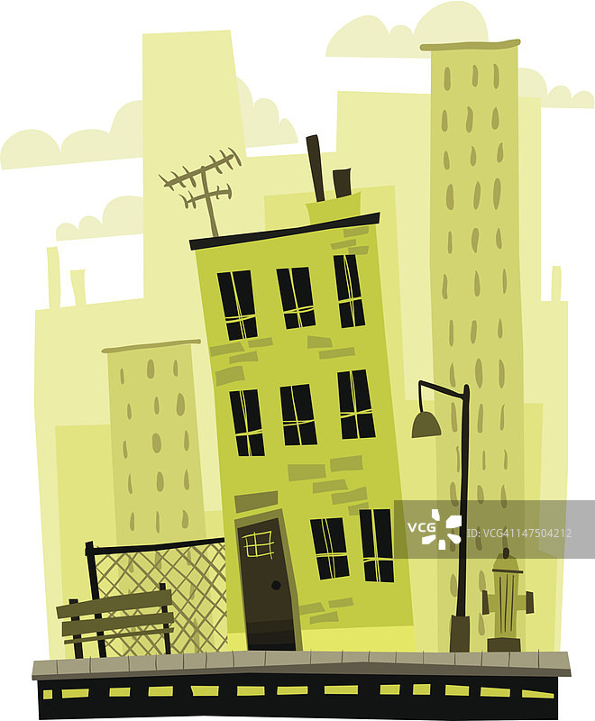 怪异者的城市图片素材