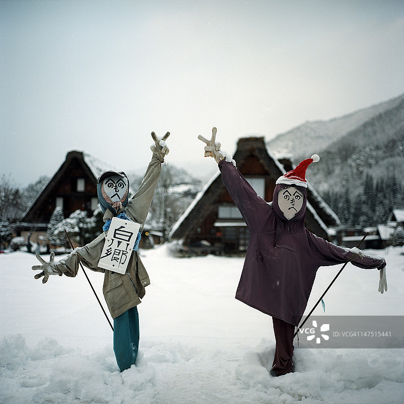 白川乡村图片素材